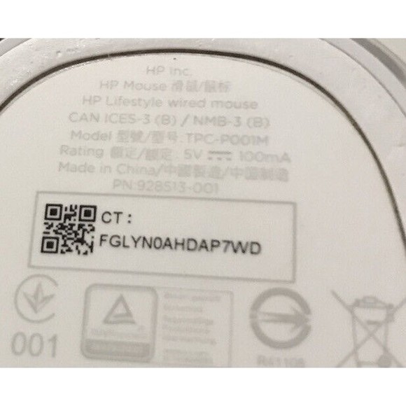 HP SK-2026 USB Black Keyboard With HP P001M Optical Mouse ~Ships Same Day~ - Picture 11 of 12